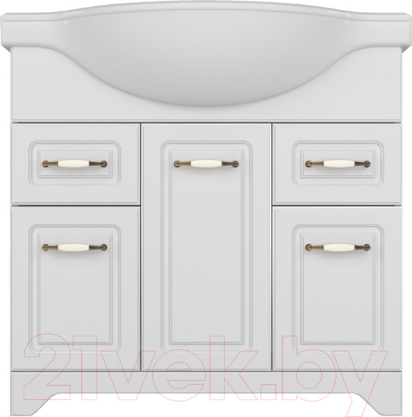 Изображение товара Тумба под умывальник Style Line Олеандр-2 90 2 ящика (для классической раковины)