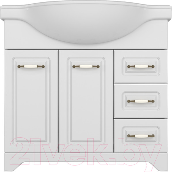 Изображение товара Тумба под умывальник Style Line Олеандр-2 90 3 ящика (для классической раковины)