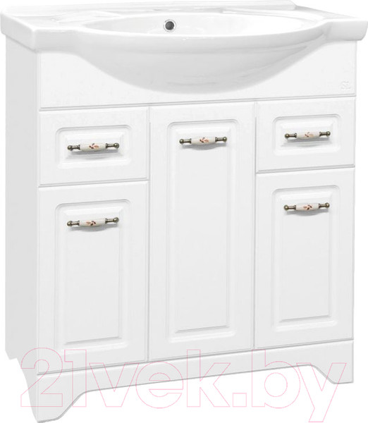 Изображение товара Тумба под умывальник Style Line Олеандр-2 120 2 ящика (для классической раковины)
