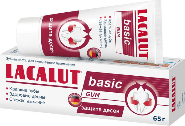 Изображение товара Зубная паста Lacalut Basic Gum (65г)