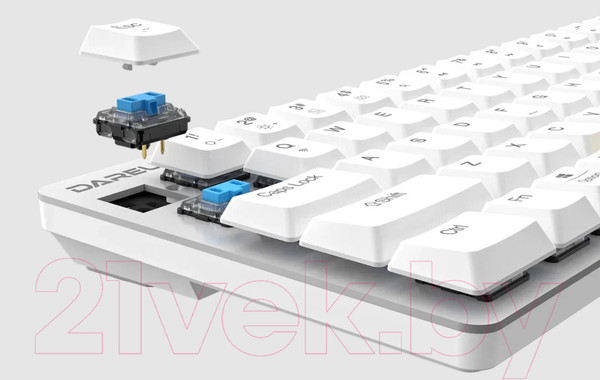 Изображение товара Клавиатура Dareu EK868 (белый/синий, Brown Switch)