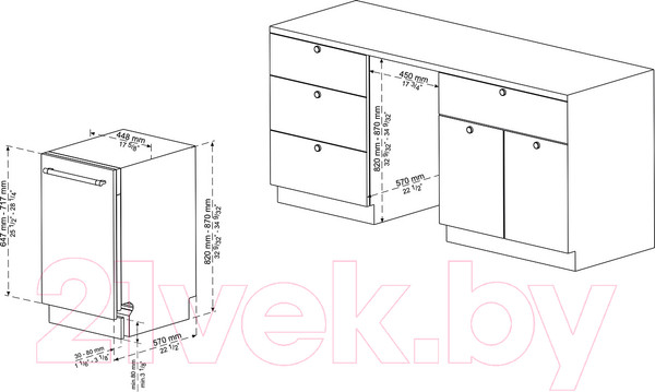 Изображение товара Посудомоечная машина Korting KDI 45898 I