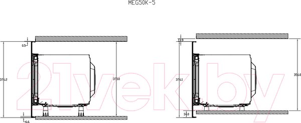 Изображение товара Микроволновая печь Korting KMI 820 RB