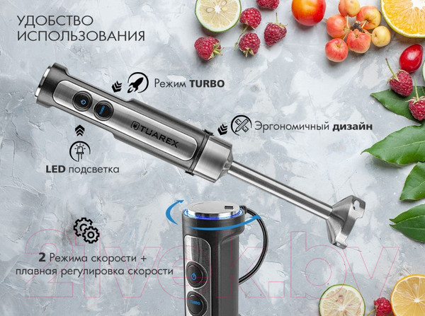 Изображение товара Блендер погружной Tuarex TK-4101 (стальной/черный)