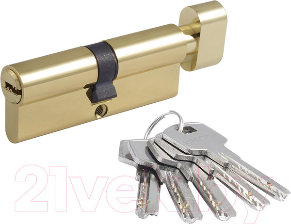 Изображение товара Цилиндровый механизм замка Нора-М STD AL ЛПВ-80 40/40 (золото)