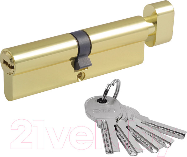 Изображение товара Цилиндровый механизм замка Нора-М STD AL ЛПВ-100 50/50 (золото)