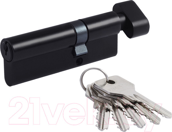 Изображение товара Цилиндровый механизм замка Нора-М STD AL ЛПВ-90 55/35в (черный)