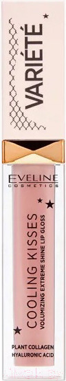 Изображение товара Блеск для губ Eveline Cosmetics Cooling Kisses Variete Для увеличения объема губ №04 (6.8мл)