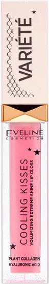 Изображение товара Блеск для губ Eveline Cosmetics Cooling Kisses Variete Для увеличения объема губ №06 (6.8мл)
