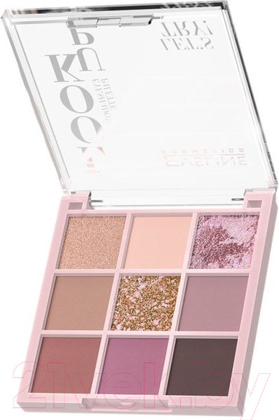 Изображение товара Палетка теней для век Eveline Cosmetics Look Up №1-9 Let`s Try! (10г)