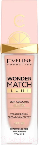 Изображение товара Тональный крем Eveline Cosmetics Wonder Match Lumi №10 Vanilla (30мл)
