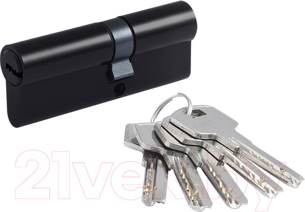 Изображение товара Цилиндровый механизм замка Нора-М STD AL ЛП-80 45/35 (черный)