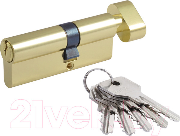 Изображение товара Цилиндровый механизм замка Нора-М STD Z ЛВ-80 45/35в (золото)