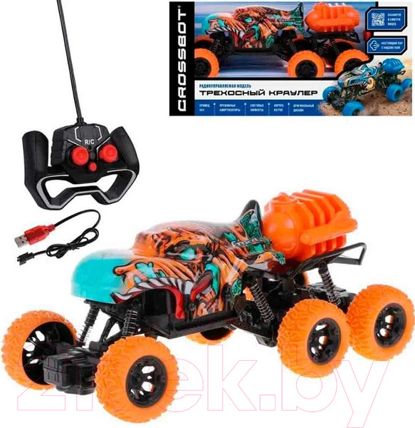 Изображение товара Радиоуправляемая игрушка Crossbot Трехосный Монстр Дракон / 870793
