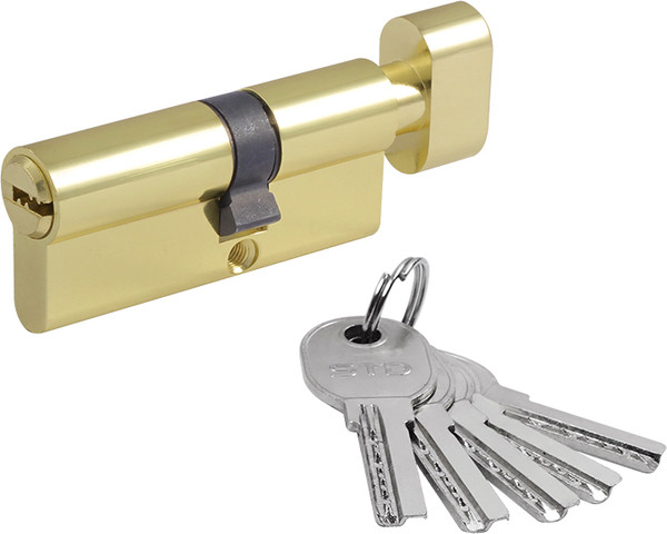 Изображение товара Цилиндровый механизм замка Нора-М STD AL ЛПВ-70 40/30в (золото)