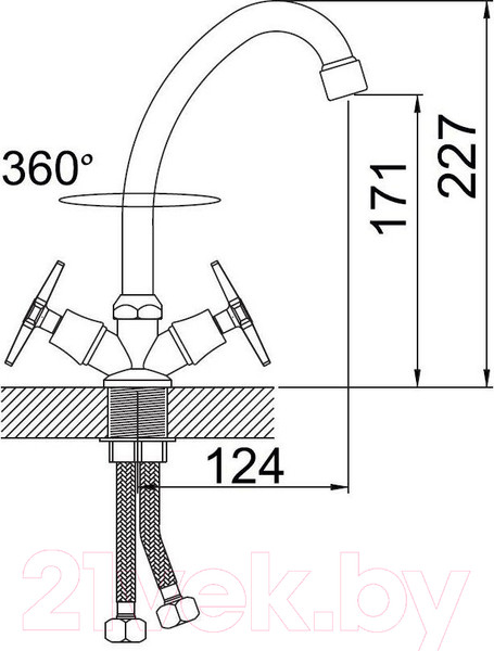 Изображение товара Смеситель Potato P4969