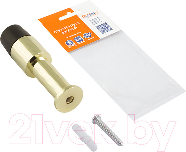 Изображение товара Ограничитель дверной Нора-М 104 / 8035 (золото)