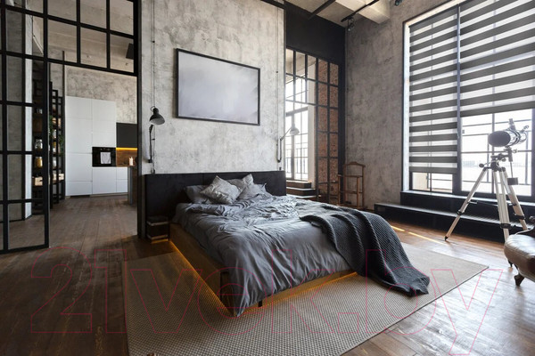 Изображение товара Рулонная штора АС МАРТ Баланс 110x160 (темно-серый)