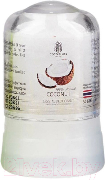 Изображение товара Дезодорант-кристалл Coco Blues Natural Crystal Deodorant Coconut (50г)