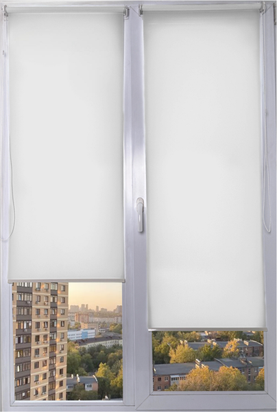 Изображение товара Рулонная штора АС МАРТ Шатти 61x150 (белый)