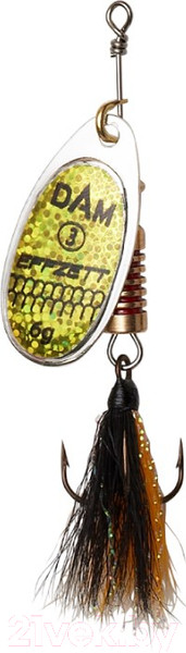 Изображение товара Блесна DAM FZ Standard Dressed Spinner 2 S / 60544 (Reflex Gold)