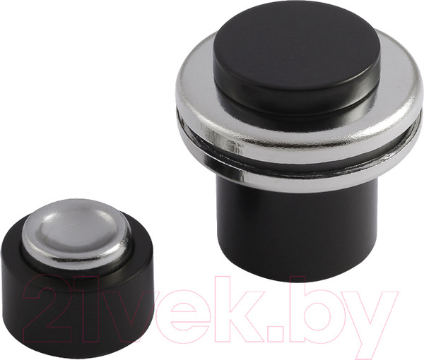 Изображение товара Ограничитель дверной Нора-М 804 Магнитный / 18552 (черный)