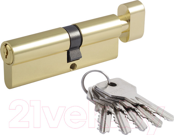 Изображение товара Цилиндровый механизм замка Нора-М STD AL ЛПВ-90 50/40в (золото)