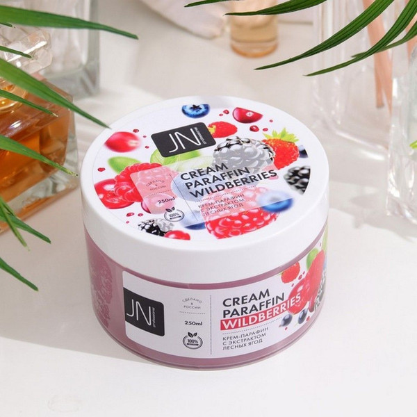 Изображение товара Крем для рук JessNail Парафин Лесные ягоды (250мл)
