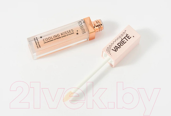Изображение товара Блеск для губ Eveline Cosmetics Cooling Kisses Variete Для увеличения объема губ №01 (6.8мл)