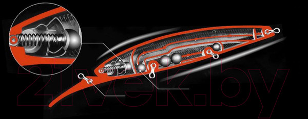 Изображение товара Воблер Bearking Long Bill 130SP K