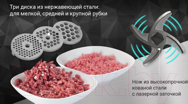Изображение товара Мясорубка электрическая Zigmund & Shtain ZMG-050