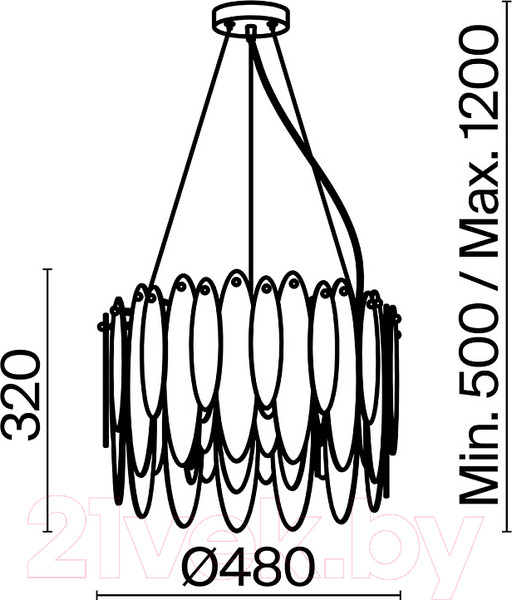 Изображение товара Люстра Freya Lucrecia FR5217PL-05FG