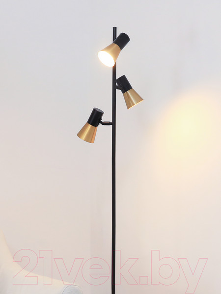 Изображение товара Торшер ArtStyle HT-738x3BA (черный/латунь)