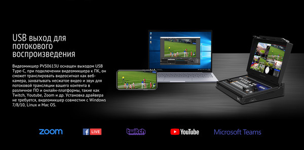 Изображение товара Панель управления системой ВКС Avmatrix PVS0613U / 29652