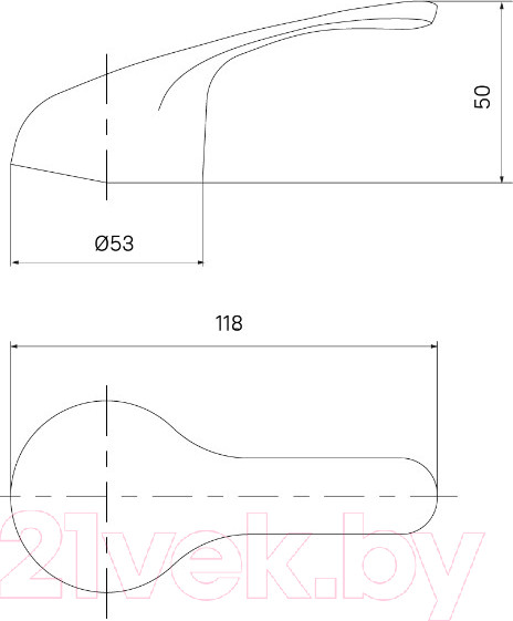 Изображение товара Ручка для смесителя IDDIS Optima Home 99440C01SM