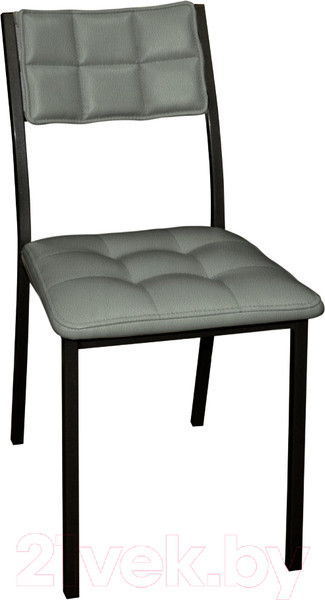 Изображение товара Стул Древпром Дункан ДП2-20 (черный матовый/темно-серый)
