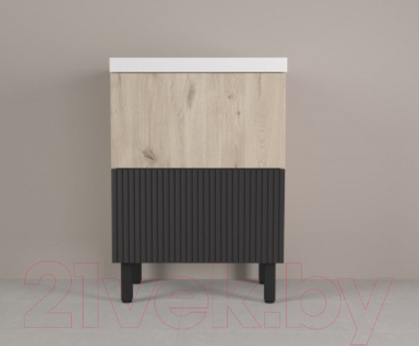 Изображение товара Тумба под умывальник Style Line Стокгольм ВЛДСП 50 2 ящика (напольная)