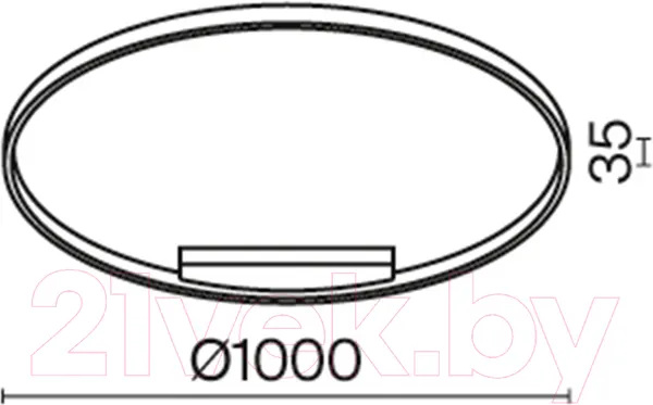 Изображение товара Потолочный светильник Maytoni Rim MOD058PL-L54W3K
