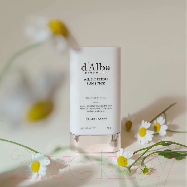 Изображение товара Крем солнцезащитный d'Alba Air Fit Fresh Sun Stick SPF 50+ PA++++ (19г)