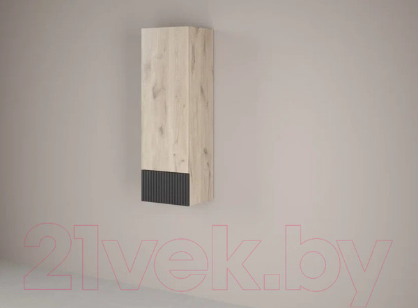 Изображение товара Шкаф-полупенал для ванной Style Line Стокгольм ВЛДСП 36 1 ящик (подвесной)