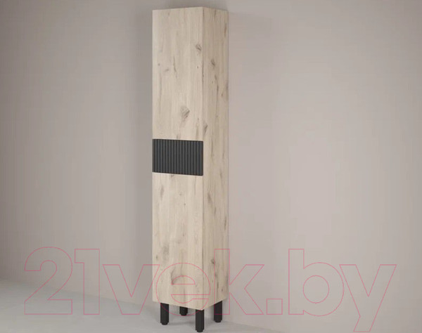 Изображение товара Шкаф-пенал для ванной Style Line Стокгольм ВЛДСП 36 1 ящик (напольный)