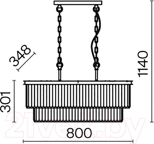 Изображение товара Люстра Maytoni Revero MOD085PL-08G
