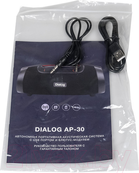 Изображение товара Портативная колонка Dialog Progressive AP-30