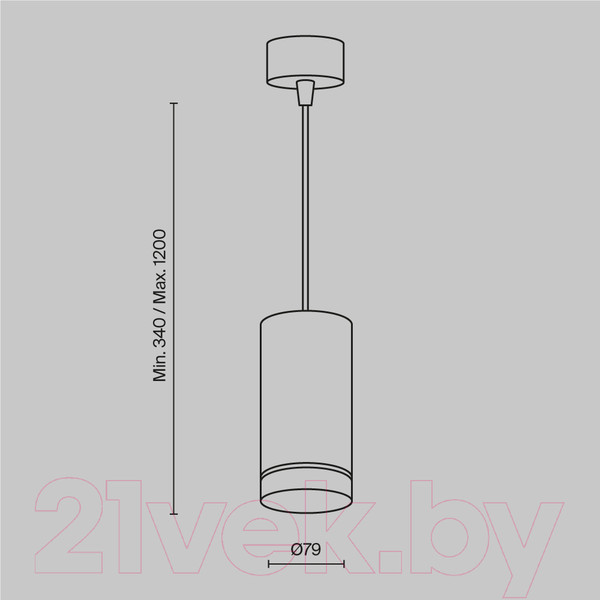 Изображение товара Потолочный светильник Maytoni Orlo P085PL-12W3K-W