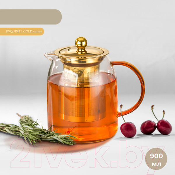 Изображение товара Заварочный чайник Makkua Teapot Exquisite Gold TEG900