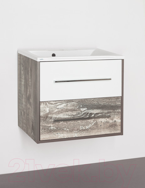 Изображение товара Тумба под умывальник Style Line Экзотик 65 2 ящика (подвесная)