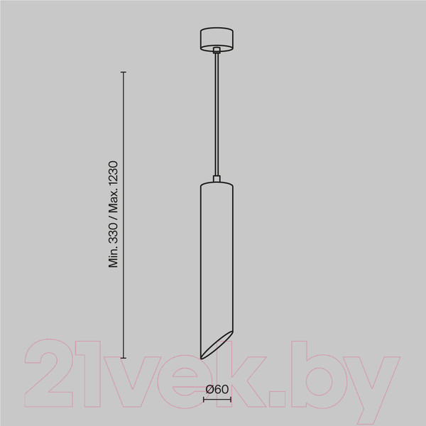 Изображение товара Потолочный светильник Maytoni Lipari P044PL-01-30GU10-W