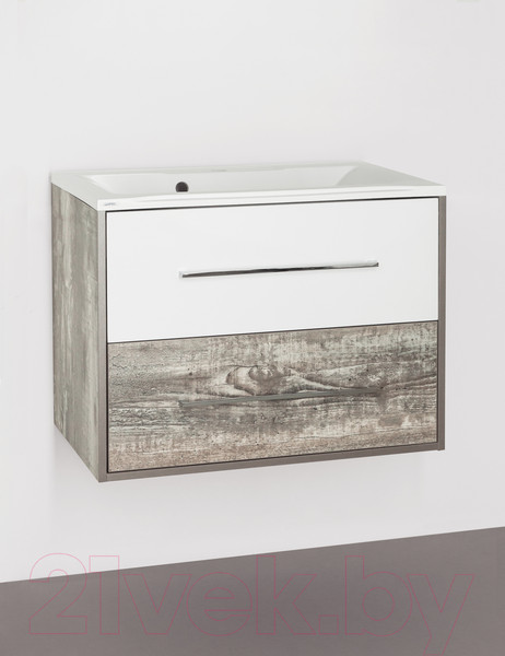 Изображение товара Тумба под умывальник Style Line Экзотик 75 2 ящика (подвесная)