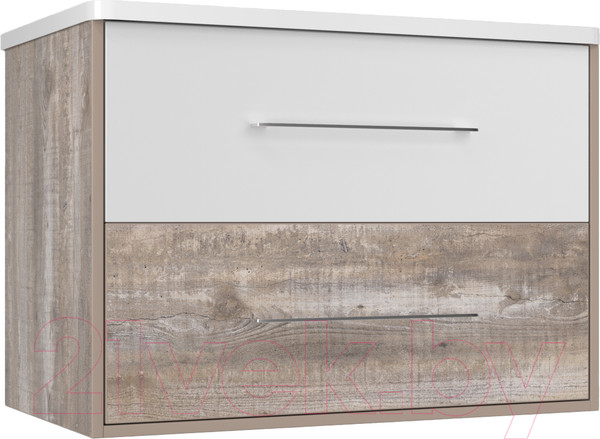 Изображение товара Тумба под умывальник Style Line Экзотик 80 2 ящика (подвесная)