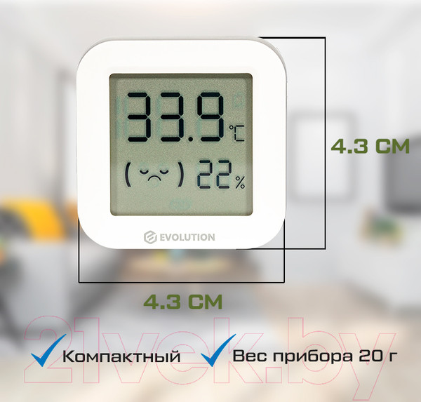 Изображение товара Термогигрометр Evolution HTB1